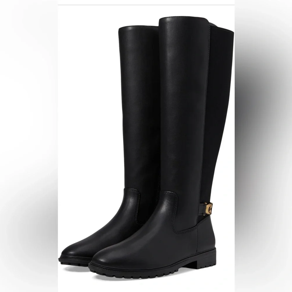 Coach Black Over the Knee Boots - Picture 7 of 14